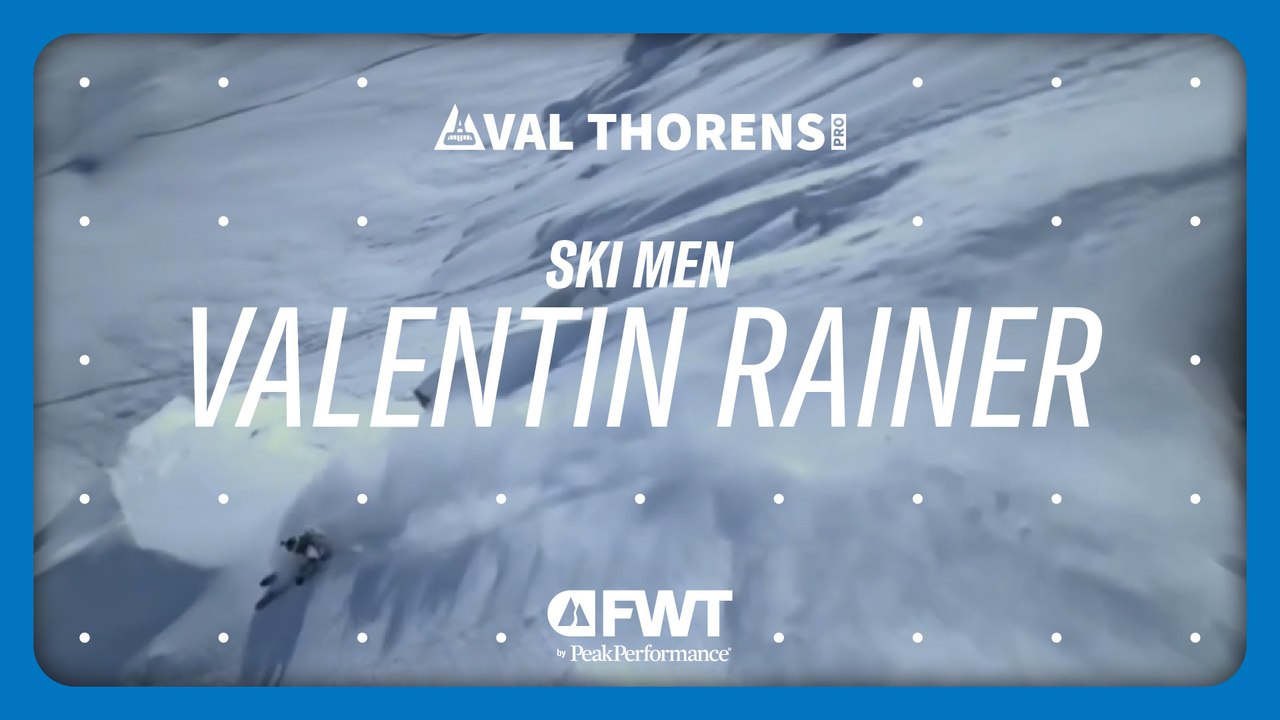 Valentin Rainer Second Place Ski Men Run I 2025 Val Thorens Pro