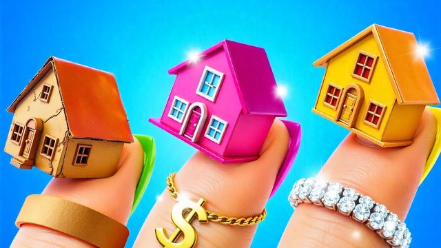 PAUVRE vs RICHE vs SUPER RICHE ! Construire la plus BELLE Chambre Secrète à l'École