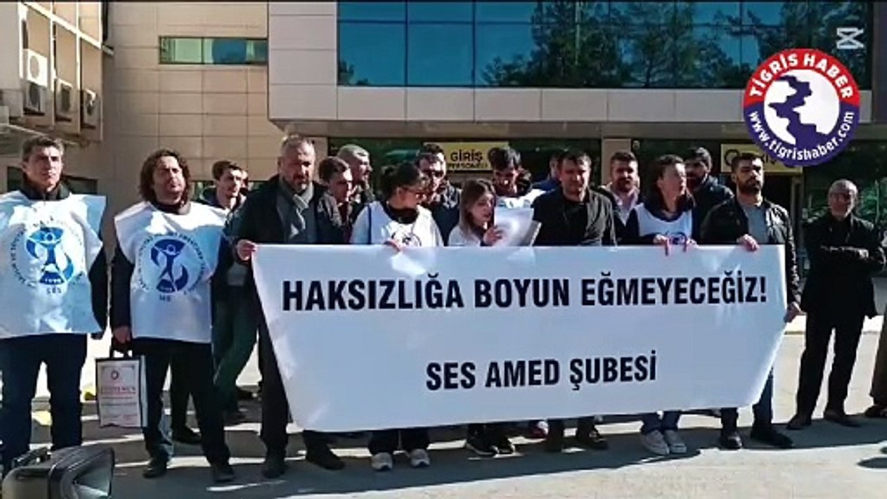 Diyarbakır’ın sağlık emekçilerinin ‘Mobbing’ eylemi