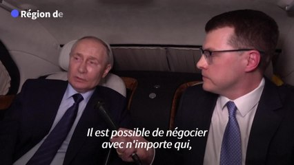 Ukraine : Poutine dit que des négociations sont possibles, mais pas avec Zelensky