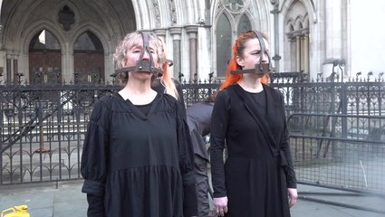 Just Stop Oil activists protest outside High Court as prison sentence appeals begin