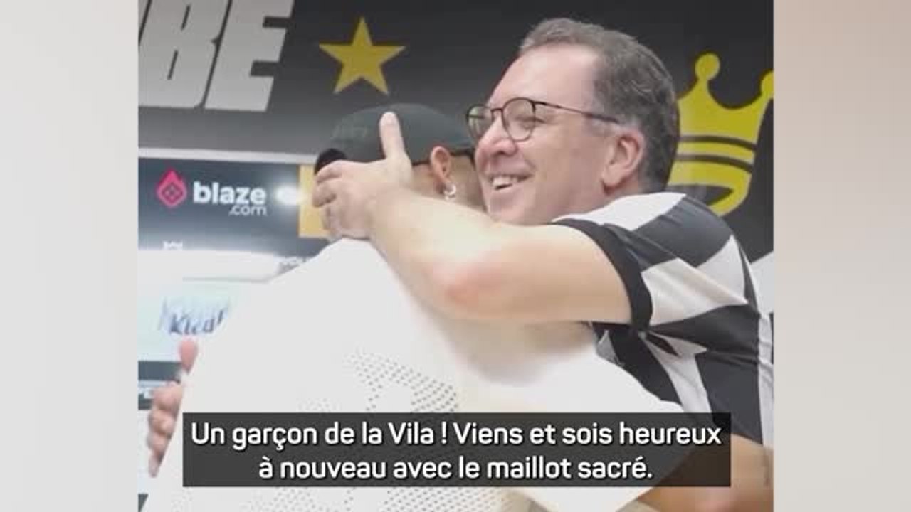 Santos - Le président annonce le retour de Neymar : "Sois heureux à nouveau !"