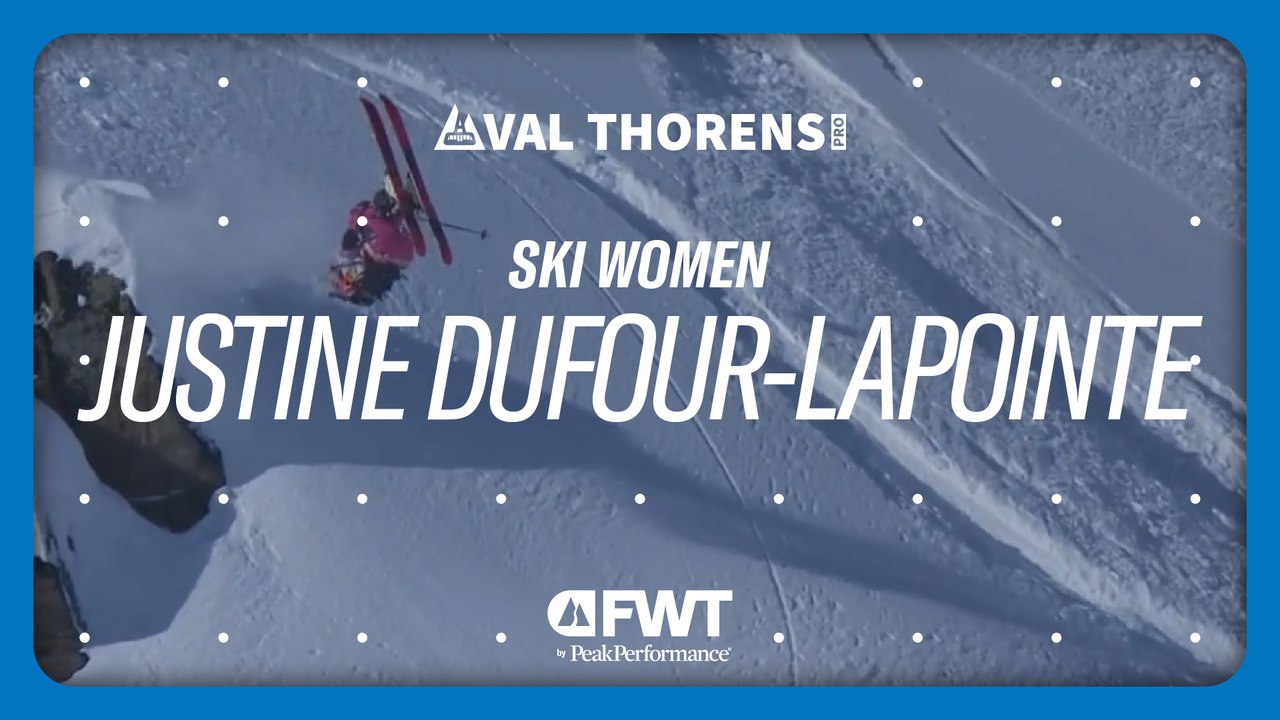 Justine Dufour-Lapointe Ski Women Second Place Run I 2025 Val Thorens Pro