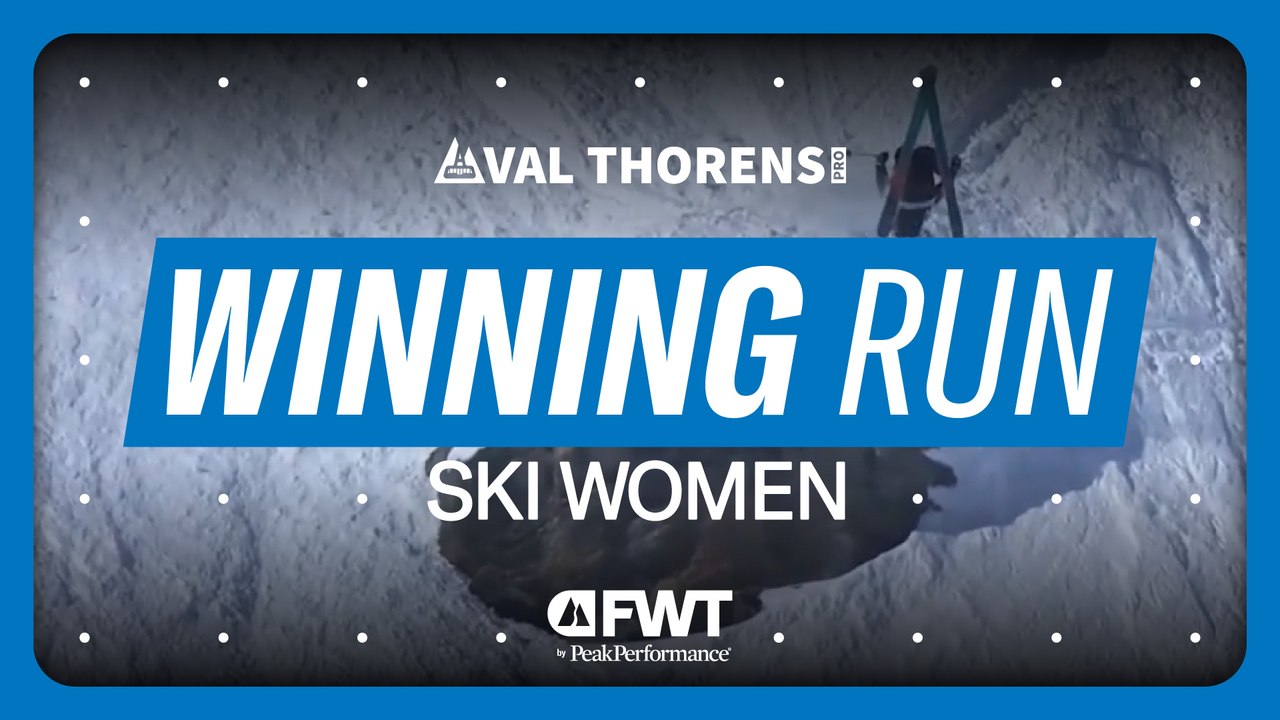 Astrid Cheylus Ski Women Winning Run I 2025 Val Thorens Pro