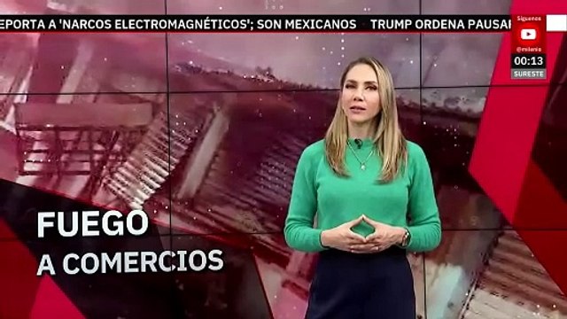 Hombres armados prenden fuego a varios locales en mercado de Acapulco