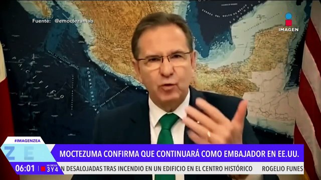 Esteban Moctezuma continuará al frente de la Embajada de México en Estados Unidos