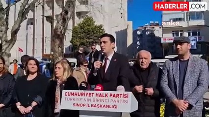 CHP Sinop İl Başkanı Yalçınkaya: "İktidar Yargı Baskısıyla Beraber Toplumu Sindirmeye, Toplumu Çevrelemeye ve Toplumu Dizayn Etmeye Çalışıyor"