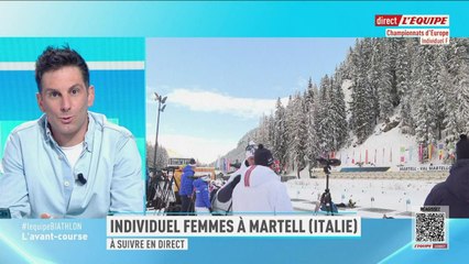 L'avant course de l'individuel dames de Martell-Val Martello - Biathlon - Championnat d'Europe