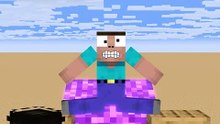 Help Herobrine Lift Heavy Bedrock #minecraft #Herobrine #anime #friendship #gaming