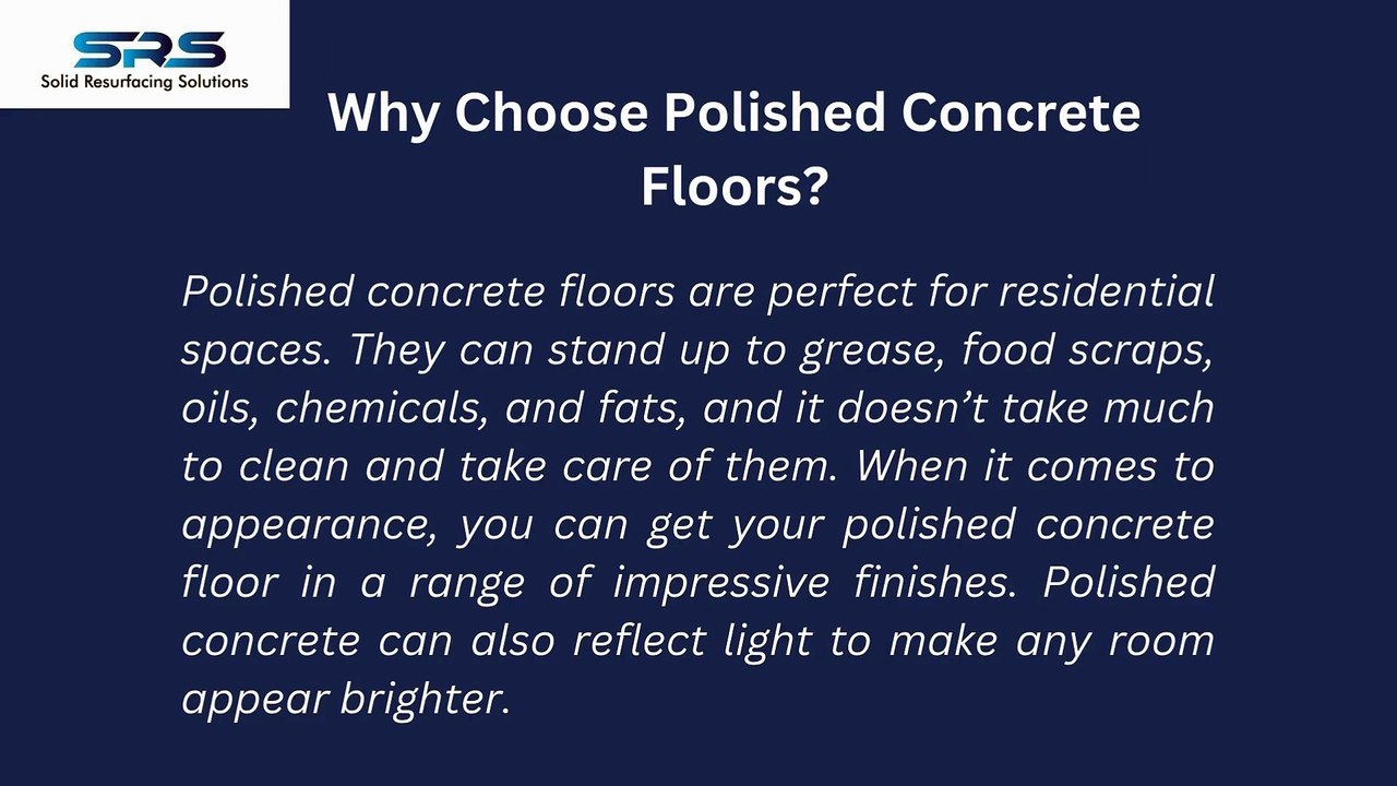 Residential Polished Concrete Melbourne: Stylish and Durable Flooring Solutions