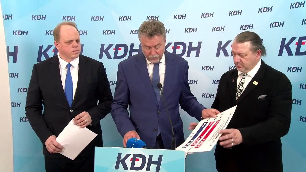 ZÁZNAM: KDH: Vláda by mohla tento rok ušetriť na svojej prevádzke vyše 681 miliónov eur