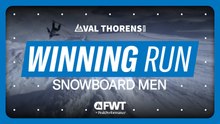 Enzo Nilo Snowboard Men Winning Run | 2025 Val Thorens Pro