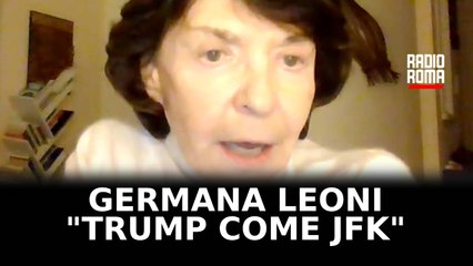 Next, Germana Leoni: "Estraneo al Deep State, Trump temuto come JFK"