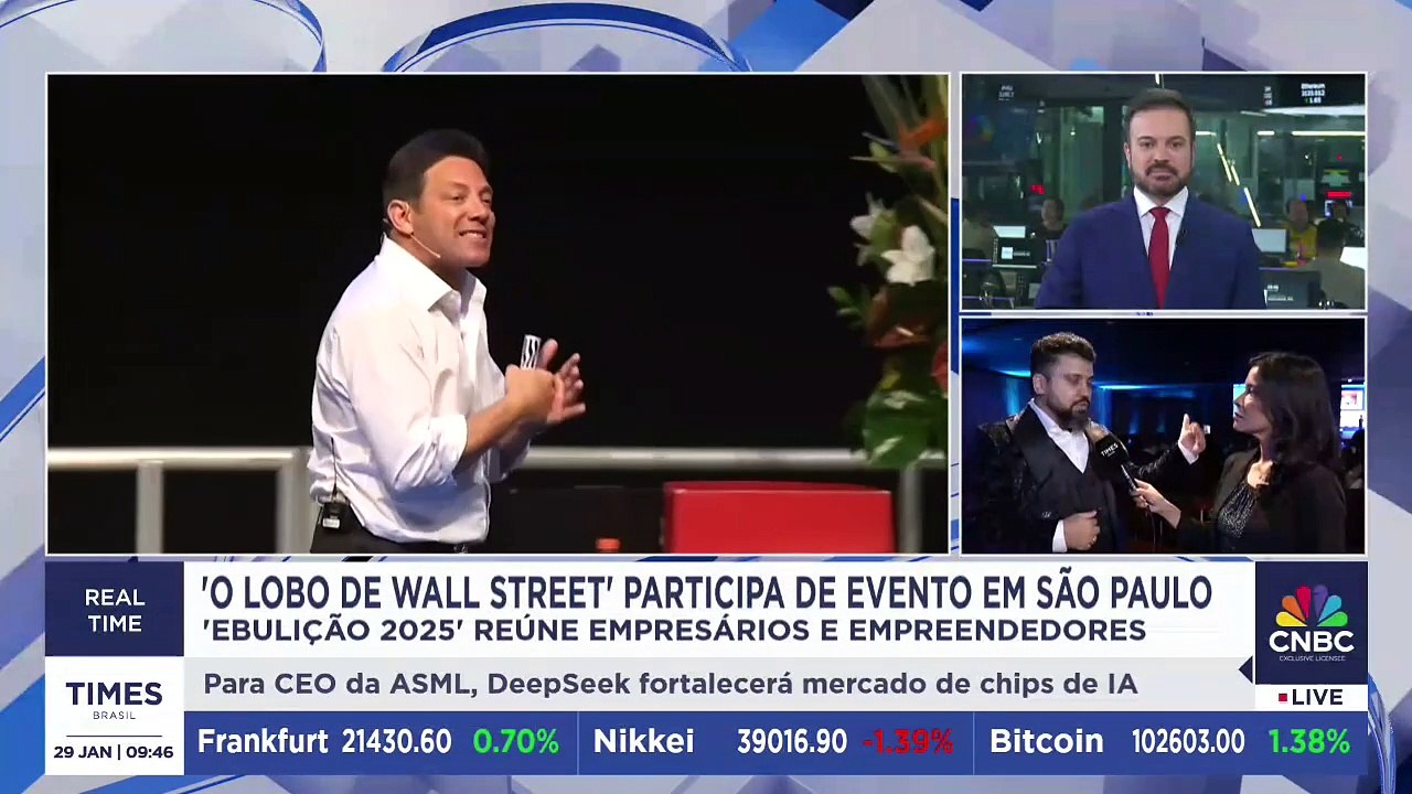 Jordan Belfort, o 'Lobo de Wall Street', é atração do Ebulição 2025 em São Paulo; Rafa Prado detalha