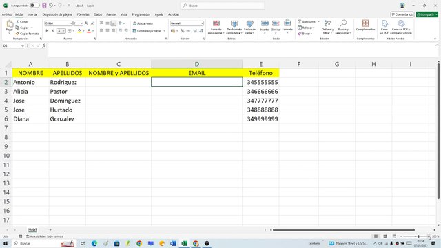 📋🚀 Como COMPLETAR DATOS AUTOMÁTICAMENTE en EXCEL FÁCIL y RÁPIDO