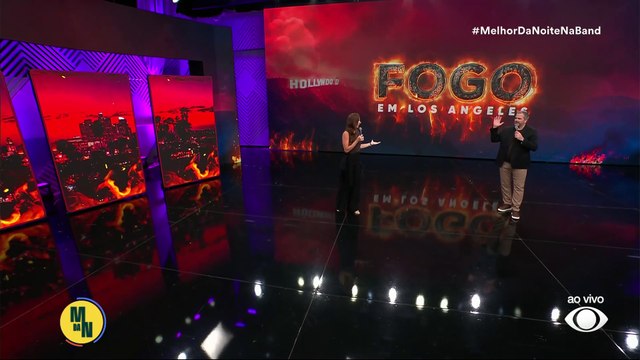 Fogo em Los Angeles: modelo brasileiro perde casa em incêndio | Melhor da Noite
