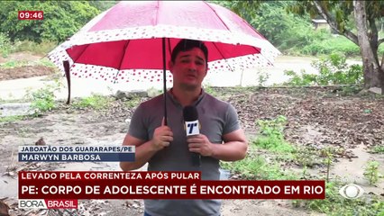 Corpo de adolescente que desapareceu após entrar em rio é encontrado