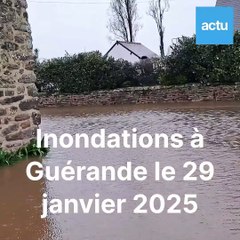 Inondations à Guérande le 29 janvier 2025