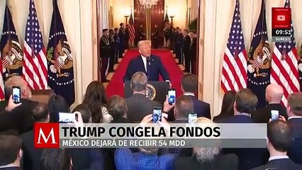 Trump congela fondos a programas de ayuda en México y otros países