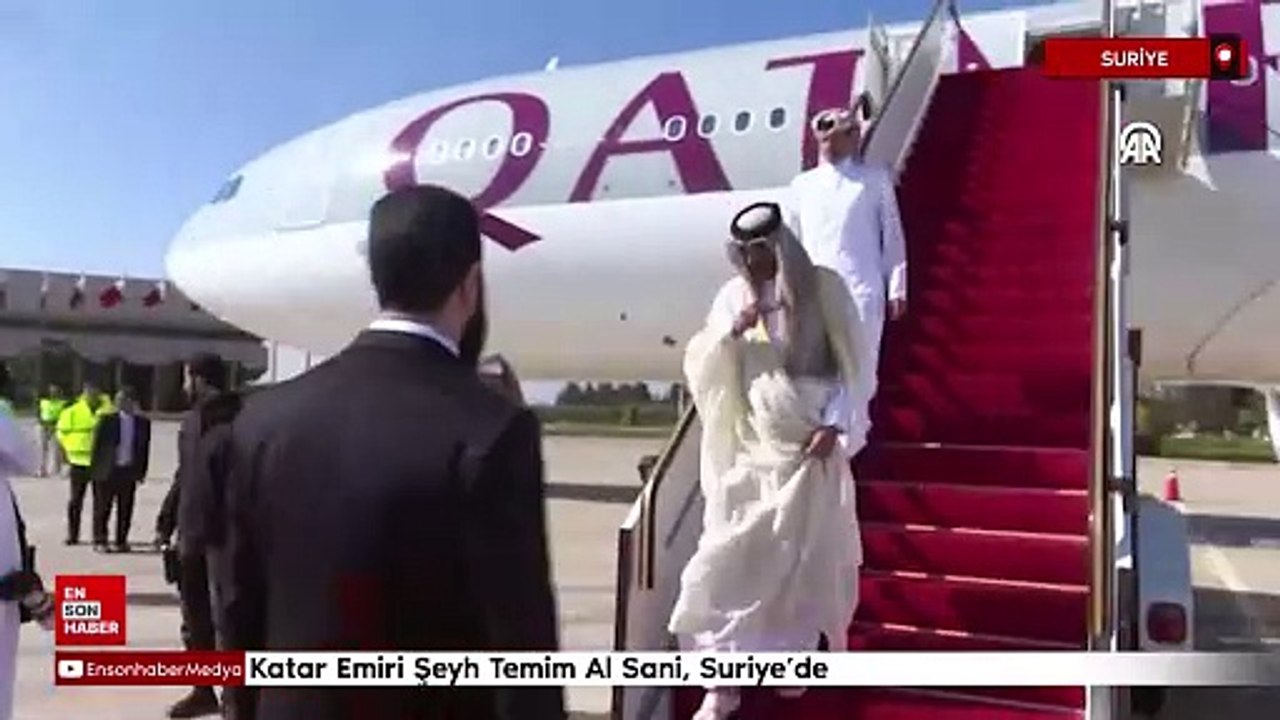 Katar Emiri Şeyh Temim Al Sani, Suriye'de