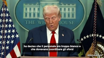Trump: sicurezza aerea peggiorata per colpa di programmi diversit?