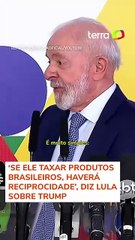 ‘Se ele taxar produtos brasileiros, haverá reciprocidade’, diz Lula sobre Trump #shorts