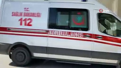 Balkondan düşen genç adam yaralandı