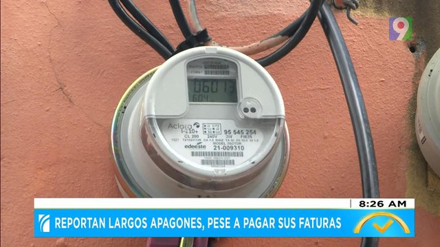 Reportan largos apagones, pese a pagar sus facturas | El Despertador