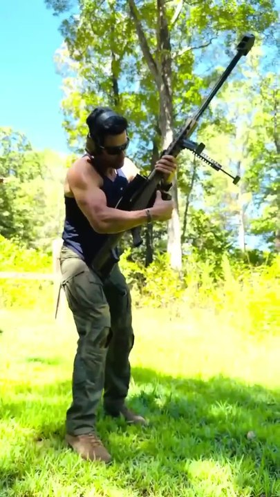 Ayakta .50 Calibre Uçak Savar ŞARJÖR BOŞALTMA! 😧