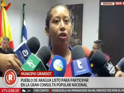 Aragua I Habitantes del mcpio. Girardot se alistan para participar en Consulta Popular Nacional