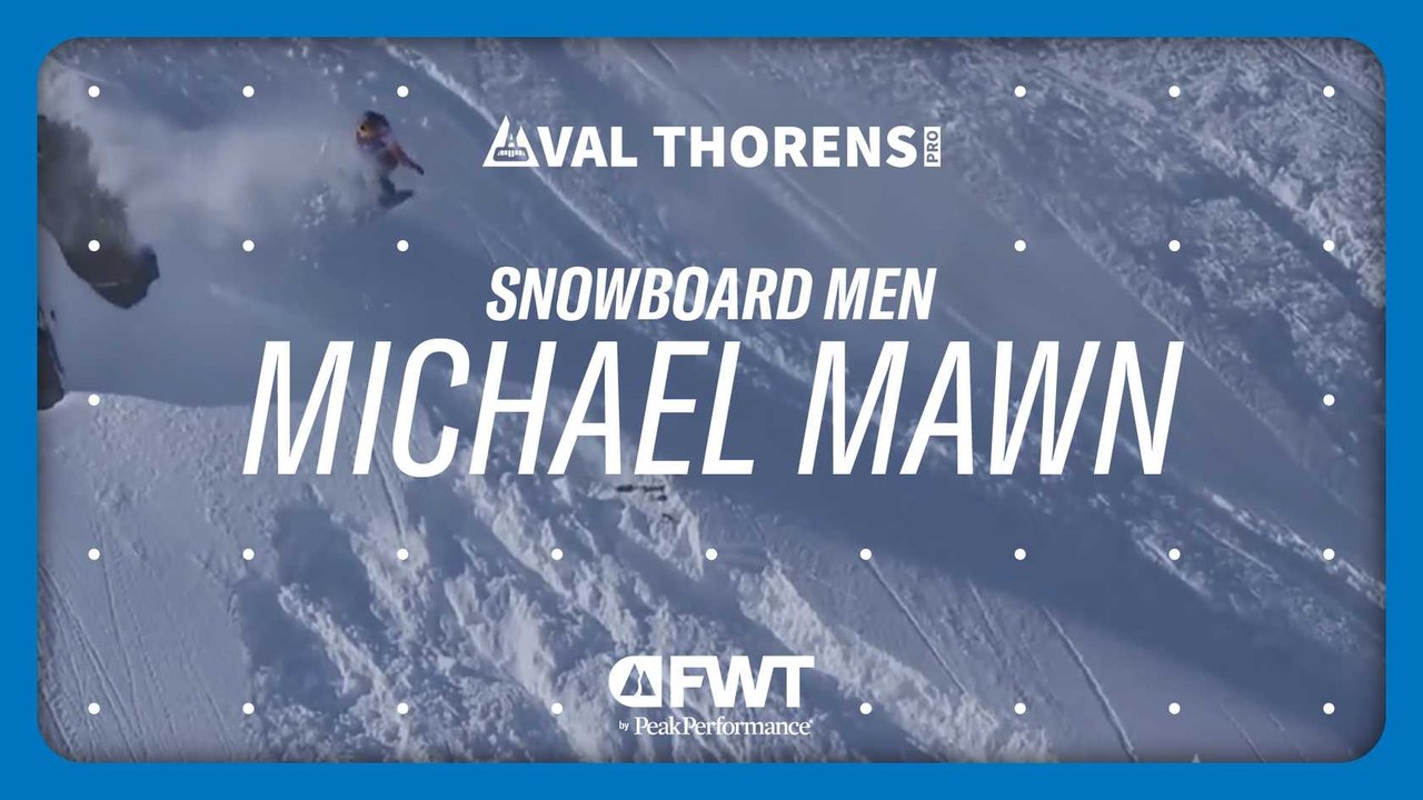 Michael Mawn Snowboard Men Third Place | 2025 Val Thorens Pro
