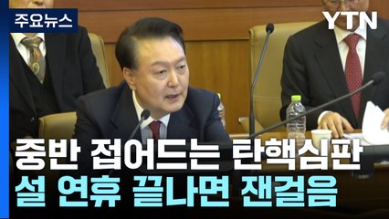 중반 접어드는 탄핵심판...설 연휴 끝나면 잰걸음 / YTN