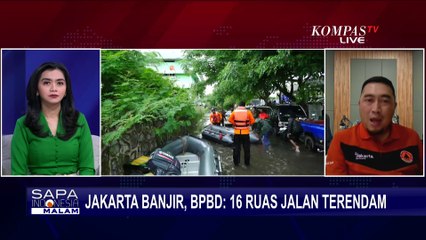 Banjir Melanda Sejumlah Wilayah di Jakarta, BPBD: 36 RT dan 10 Ruas Jalan Terendam