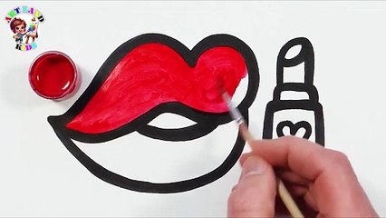 💄❤️ Easy Lipstick & Lips Drawing for Kids