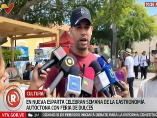Se celebró la semana de la gastronomía con ferias dulces en La Asunción edo. Nueva Esparta