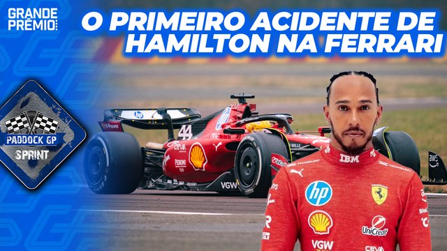 HAMILTON BATE EM TESTE DA FERRARI + HONDA EM APUROS PARA 2026? | PADDOCK SPRINT