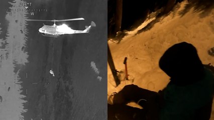 El tenso rescate de tres esquiadores gracias a una alerta del Apple Watch