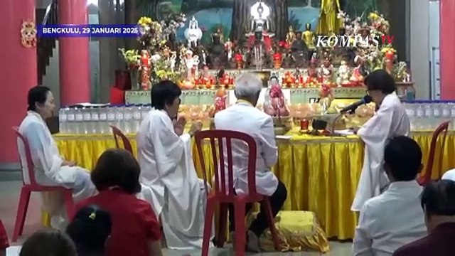 Tahun Baru Imlek, Warga Tionghoa di Bengkulu Maknai Tahun Ular Kayu untuk Jaga Sikap