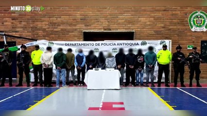 Golpe al  Bloque Renacer : Caen 11 miembros de estructura dedicada al tráfico de drogas en Antioquia