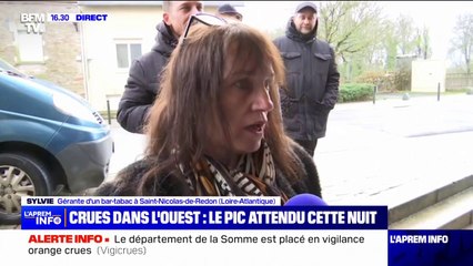 "Les gens peuvent échanger, c'est pour ça que nous restons ouvert": un bar reste ouvert malgré la possible montée de l'eau à Saint-Nicolas-de-Redon