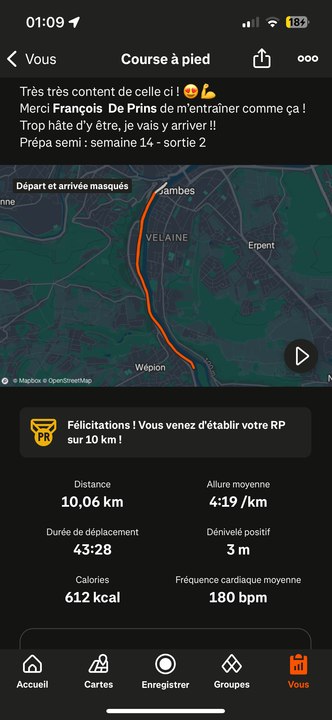 La perf’ dont je suis si fier 🥰