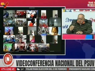 Vicepdte. PSUV. Diosdado Cabello: Más de mil salas se conectaron para las actividades del 2F
