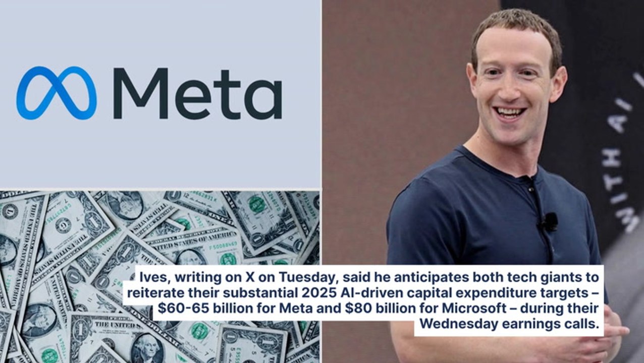 Dan Ives Expects Meta And Microsoft To Stand Firm On $60 - $80 Billion AI Spending Plans Amid DeepSeek's Disruptive AI Model