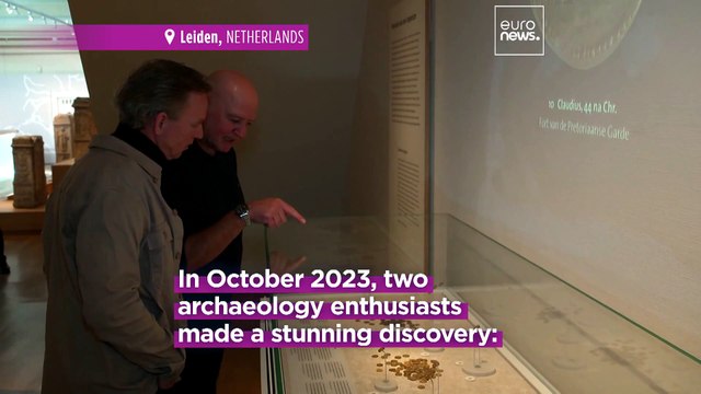 Remarkably rare Roman-British hoard of 404 coins discovered in the Netherlands