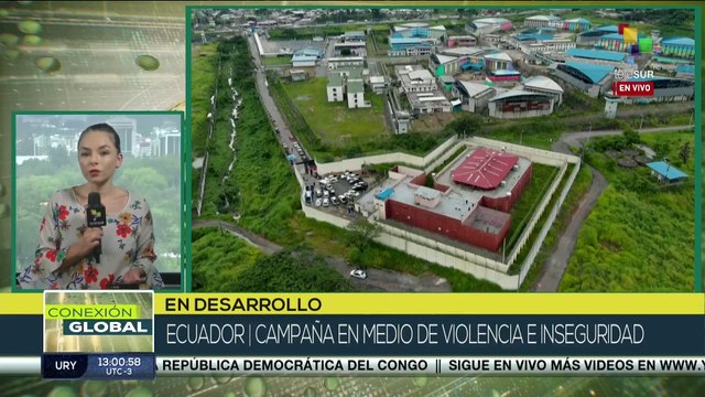 Continúan campañas electorales en Ecuador en medio de la inseguridad