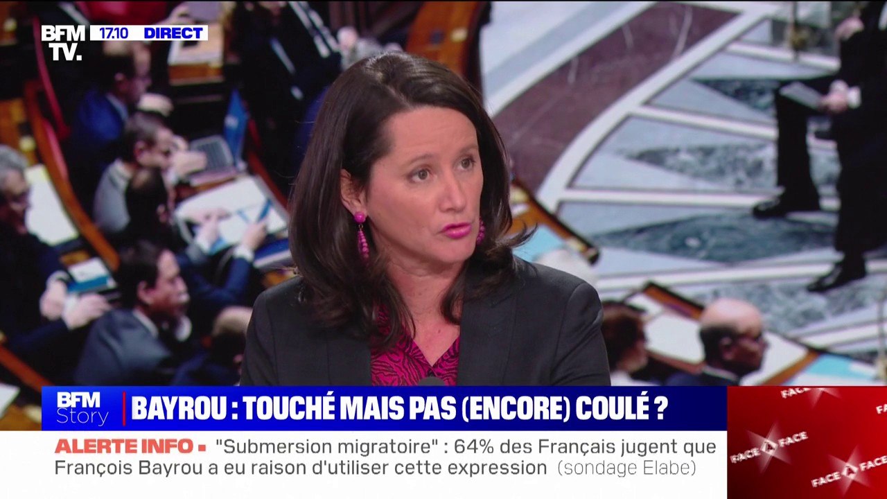 Propos de François Bayrou sur l'immigration: "La censure est sur la table", affirme Johanna Rolland, maire de Nantes et première secrétaire déléguée du Parti Socialiste