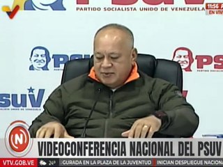 Vpdte. PSUV. Diosdado Cabello: El primero de febrero inicia el proceso de la primera consulta