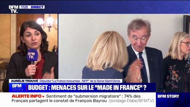 Il peut prendre largement part aux efforts : Aurélie Trouvé (LFI) réagit aux propos de Bernard Arnault sur la surtaxe des grandes entreprises