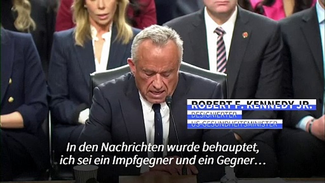 Kennedy: 'Ich bin kein Impfgegner'