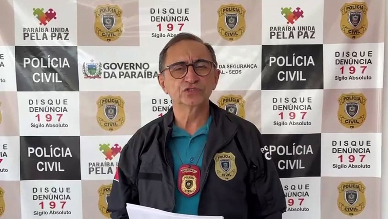 Delegado Edson Pedrosa revela detalhes do duplo homicídio ocorrido em Patos e afirma que os crimes devem ser elucidados em breve